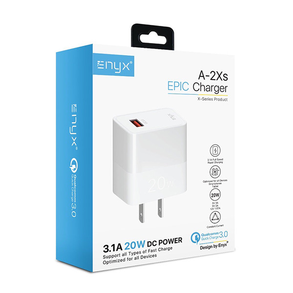 (ITCG250) หัวชาร์จ Adapter ENYX A-2Xs 3.1A รองรับการชาร์จเร็ว 20W - P979 : ENYX A-2Xs 3.1A Adapter Charger Supports 20W Fast Charging - P979