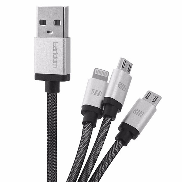  (ITCG224) สายชาร์จ Earldom 3 in 1 กล่องฟ้า - P252 : Earldom 3 in 1 charging cable, blue box - P252 