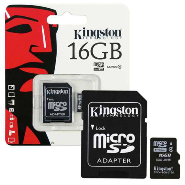 (ITMC103) Micro SD Card Kingston 16 GB Class 10 - P0090 : Micro SD Card Kingston 16 GB Class 10 - P0090