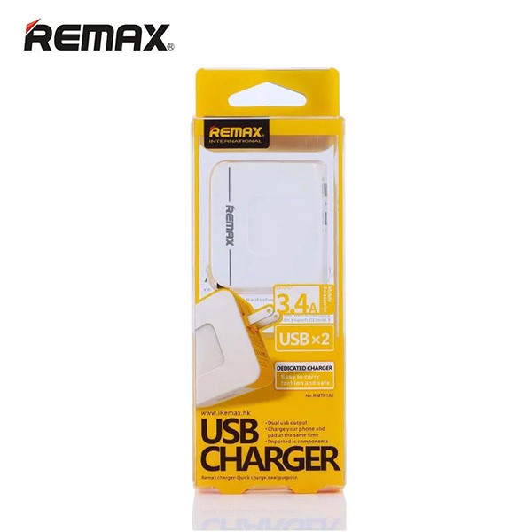 (ITCG293) ที่ชาร์จในบ้าน Remax 2 USB - P279 : Remax 2 USB Home Charger - P279 