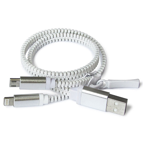 (ITCG228) สายชาร์จ Remax Sametime 2 in 1 - P240 : Remax Sametime 2 in 1 charging cable - P240 