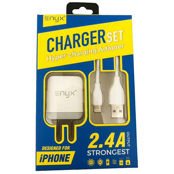  (ITCG272) ENYX Charger set 2.4A+สายชาร์จ Type C - P675 : ENYX Charger set 2.4A + Type C charging cable - P675 