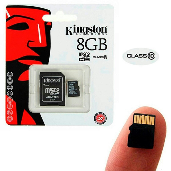 (ITMC106) Micro SD Card Kingston 8 GB Class 4 - P0087 : Micro SD Card Kingston 8 GB Class 4 - P0087