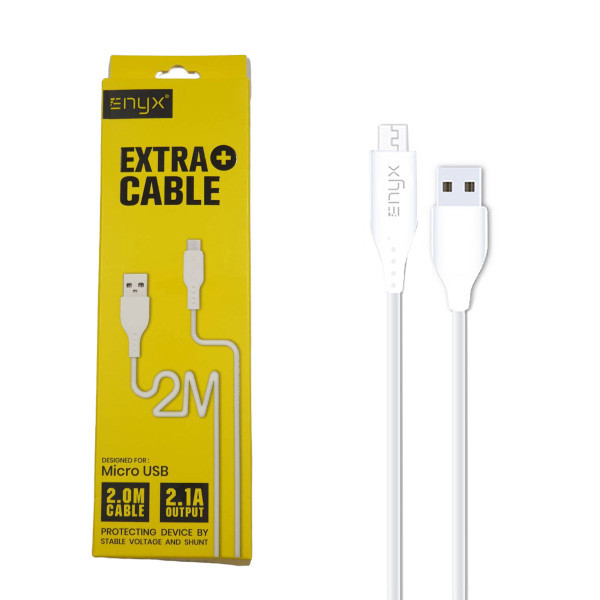 (ITCG181) สายชาร์จ ENYX 2 เมตร Extra+ Cable 2.1A - P782 : ENYX 2 meters Extra Cable 2.1A - P782 