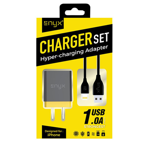  (ITCG277) ENYX Charger set ชุด Adapter+สายชาร์จ iPhone - P620 : ENYX Charger set Adapter + iPhone charging cable - P620