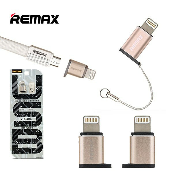  (ITCG268) Remax RA-USB2 ตัวแปลง Micro เป็น iPhone - P785 : Remax RA-USB2 Micro to iPhone converter - P785 