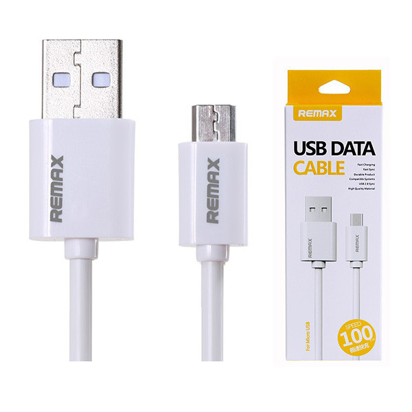 (ITCG237) สายชาร์จไมโคร Remax กล่องขาวปกเหลือง - P210 : Remax Micro Charging Cable, White Box, Yellow Cover - P210