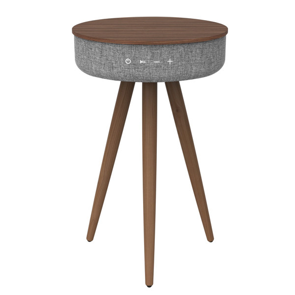  (ITSK102) โต๊ะลำโพงบลูทูธพร้อมที่ชาร์จไร้สายในตัว Beez Wooden Touch Limited - P767 : Beez Wooden Touch Limited Bluetooth Speaker Table with Built-in Wireless Charger - P767