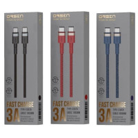 สายชาร์จ Orsen S53 Type C to Type C ความเร็วชาร์จ 3A ของแท้ - P1010