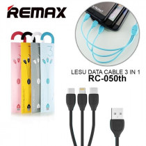  (ITCG212) สายชาร์จ Remax Lesu 3 in 1 - P396 : Remax Lesu 3 in 1 Charging Cable - P396 