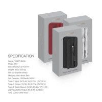  (ITCG107) แบตสำรอง Eloop Orsen E57 10000mAh รองรับ PD 20W มีสายชาร์จในตัว - P967 : Eloop Orsen E57 power bank, 10,000mAh, supports PD 20W, built-in charging cable - P967 