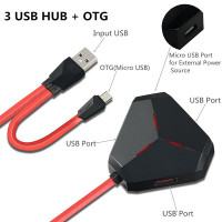 (ITCG301) OTG HUB Remax Aliens 3 USB - P0095 : OTG HUB Remax Aliens 3 USB - P0095 