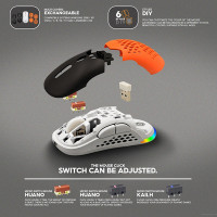 (ITGG104) เมาส์เกมมิ่งไร้สาย Neolution E-Sport SOLAR - P1020 : Neolution E-Sport SOLAR Wireless Gaming Mouse - P1020