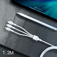 (ITCG173) สายชาร์จ 3in1 Sendem M33 ชาร์จเร็ว 3A ประกันศูนย์ 1 ปี - P875 : Sendem M33 3in1 fast charging 3A 1 year warranty - P875 