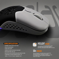 (ITGG104) เมาส์เกมมิ่งไร้สาย Neolution E-Sport SOLAR - P1020 : Neolution E-Sport SOLAR Wireless Gaming Mouse - P1020
