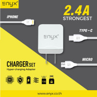  (ITCG273) ENYX Charger set 2.4A+สายชาร์จ iPhone - P674 : ENYX Charger set 2.4A + iPhone charging cable - P674