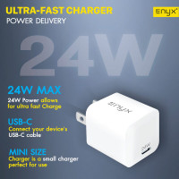  (ITCG256) ENYX 24W Power Delivery หัวชาร์จเร็ว Ultra Fast Charger 24W - P946 : ENYX 24W Power Delivery Ultra Fast Charger 24W - P946  