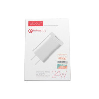อแดปเตอร์ชาร์จ Eloop EQ-24BUS หัวชาร์จเร็ว QC3.0 24W USB - P924