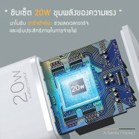  (ITCG247) ชุดชาร์จ ENYX S-3X Quick charge 20W(สายชาร์จพร้อมหัวชาร์จในกล่องเดียว) - P1003 : ENYX S-3X Quick Charge 20W Charger Set (Charging Cable with Charger Head in One Box) - P1003 