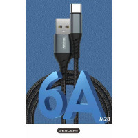 (ITCG172) สายชาร์จ Sendem M28 ชาร์จเร็ว 6A METAL BRAIDED FAST CHARGING CABLE ประกันศูนย์ 1 ปี - P876 : Sendem M28 fast charging 6A METAL BRAIDED FAST CHARGING CABLE 1 year warranty - P876 