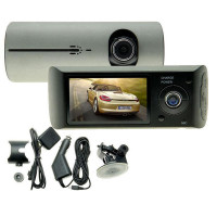 (ITCC102) กล้องติดรถยนต์ R300 GPS+2 เลนส์ - P0016 : Car Camera R300 GPS 2 Lenses - P0016