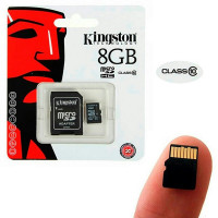 Micro SD Card Kingston 8 GB Class 4 - P0087