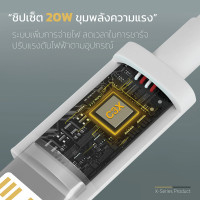 สายชาร์จ Enyx C-3X ชาร์จเร็ว 6A MAX PD 20W และสูงสุด 100W รองรับ Fash Charge Protocol ทุกระบบ - P992