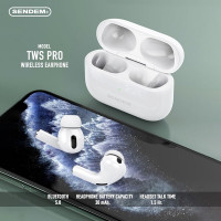 (ITEP106) หูฟังบลูทูธ Sendem TWS Pro Wireless Bluetooth 5.0 Earphone ประกันศูนย์ 1 ปี - P882 : Sendem TWS Pro Wireless Bluetooth 5.0 Earphone 1 year warranty - P882 