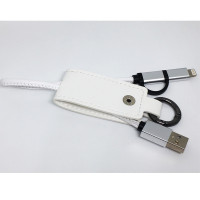  (ITCG183) สายชาร์จพวงกุญแจ 2 in 1 iPhone+Micro USB - P754 : 2 in 1 iPhone Micro USB keychain charger - P754 