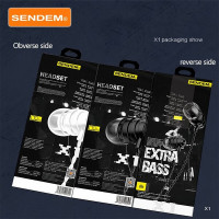 (ITEP104) หูฟัง Smalltalk Sendem X1 มีไมค์ในตัว แบบ inear ของแท้ ประกันศูนย์ 1 ปี - P945 : Smalltalk Sendem X1 Earphones with built-in microphone, in-ear type, genuine, 1-year warranty - P945