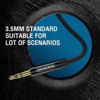 (ITCG167) สาย AUX Sendem A02 ความยาวสาย 2M ขนาดแจ็ค 3.5 mm - P910 : Sendem A02 AUX Cable 2M Cable Length 3.5mm Jack Size - P910