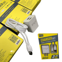 (ITCG269) ENYX Charger set 2.5A 2 USB+สายชาร์จ ชาร์จไว ชาร์จได้ 2 เครื่องพร้อมกัน - P769 : ENYX Charger set 2.5A 2 USB + charging cable, fast charging, can charge 2 devices at the same time - P769 