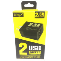 (ITCG270) ENYX EA-06 Adapter 2.5A Smarter 2 USB - P762 : ENYX EA-06 Adapter 2.5A Smarter 2 USB - P762  <br/>ENYX EA-06 Adapter 2.5A Smarter 2 USB 