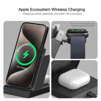 (ITCG101) แท่นชาร์จไร้สาย+แบตสำรอง 4 in 1 Orsen by Eloop EW54S - P1025 : Wireless Charger, 4 in 1 Power Bank Orsen by Eloop EW54S - P1025