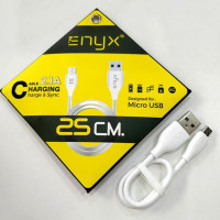  (ITCG194) สายชาร์จสั้น ENYX 2.1A - P615 : ENYX Short Charging Cable 2.1A - P615  