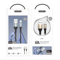 (ITCG172) สายชาร์จ Sendem M28 ชาร์จเร็ว 6A METAL BRAIDED FAST CHARGING CABLE ประกันศูนย์ 1 ปี - P876 : Sendem M28 fast charging 6A METAL BRAIDED FAST CHARGING CABLE 1 year warranty - P876 