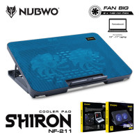 (ITGG114) พัดลมโน๊ตบุ๊ค Nubwo รุ่น NF211 Cooler pad Shiron ระบายความร้อน - P994 : Nubwo NF211 Notebook Fan Cooler Pad Shiron Cooling - P994